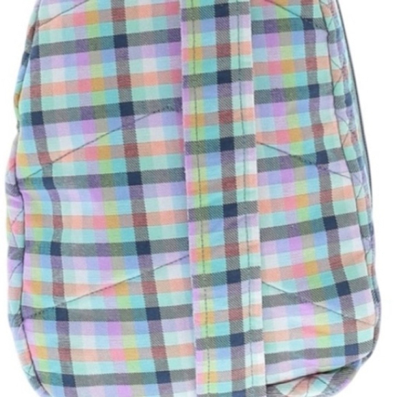NWOT VERA BRADLEY Gingham Plaid Essential Sling Backpack